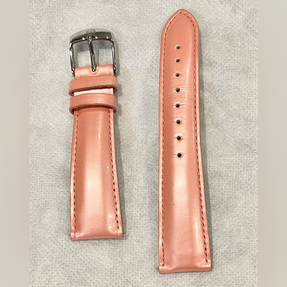 Michele Peachy-Pink Watch Strap